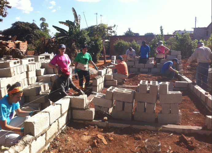 Building for Habitat for Humanity Zambia 2011